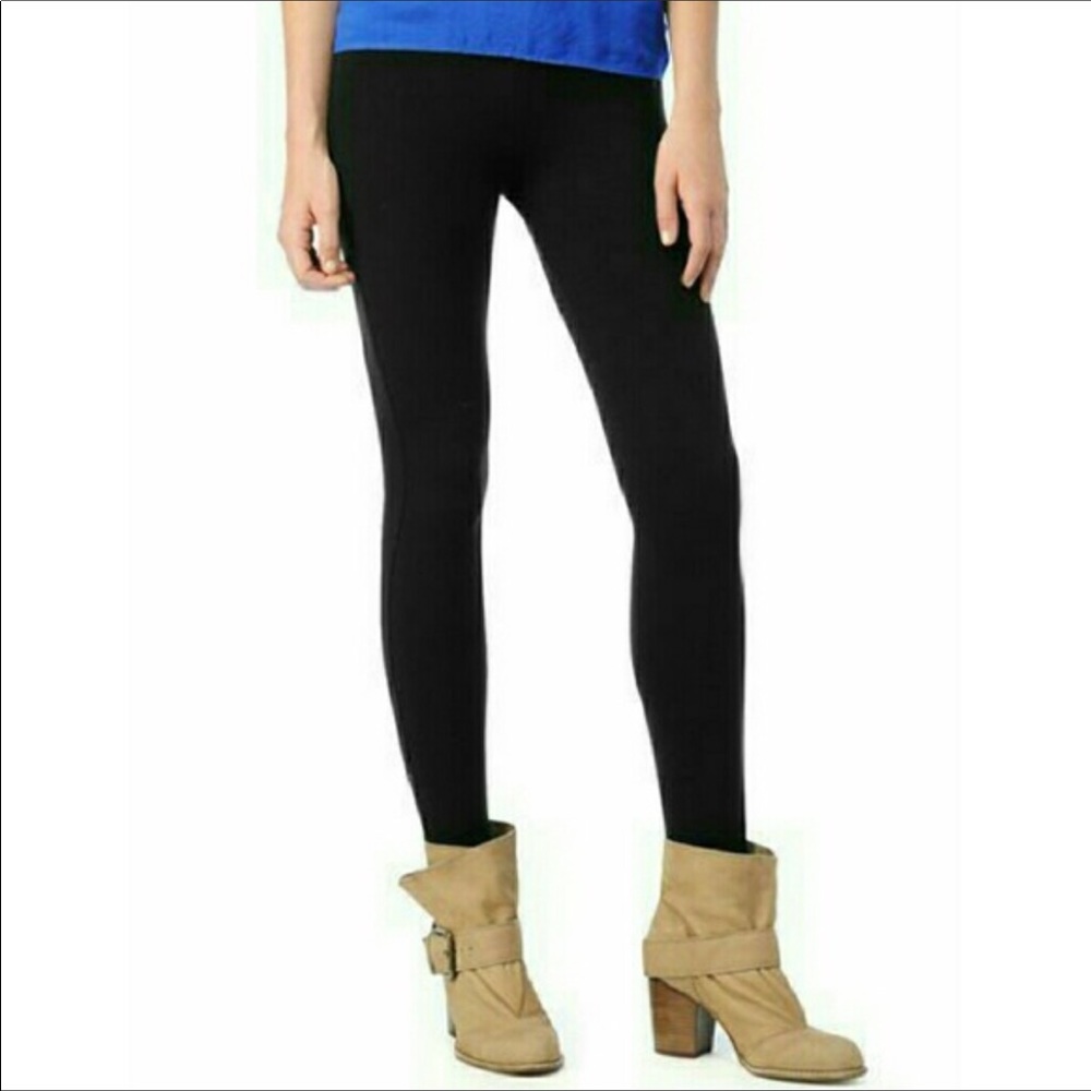 Black fleece lined leggings M/L   NWT - Picture 7 of 7